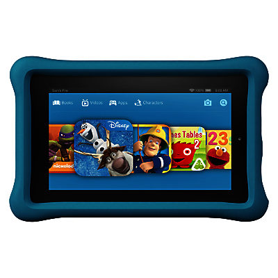 New Amazon Fire Kids Edition 7 Tablet, Quad-core, Fire OS, 7, Wi-Fi, 16GB Blue New Amazon Fire Kids Edition 7 Tablet, Quad-core, Fire OS, 7, Wi-Fi, 16GB Blue